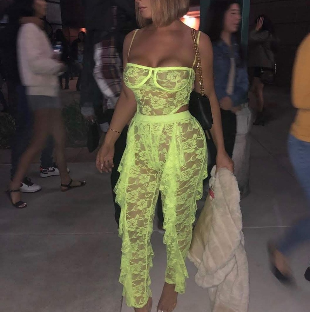 Sexy 2 piece pants set - Picture 3 of 3